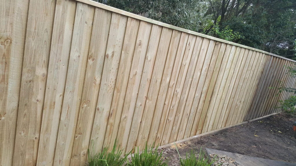 Lapped and Capped Wooden Fence
